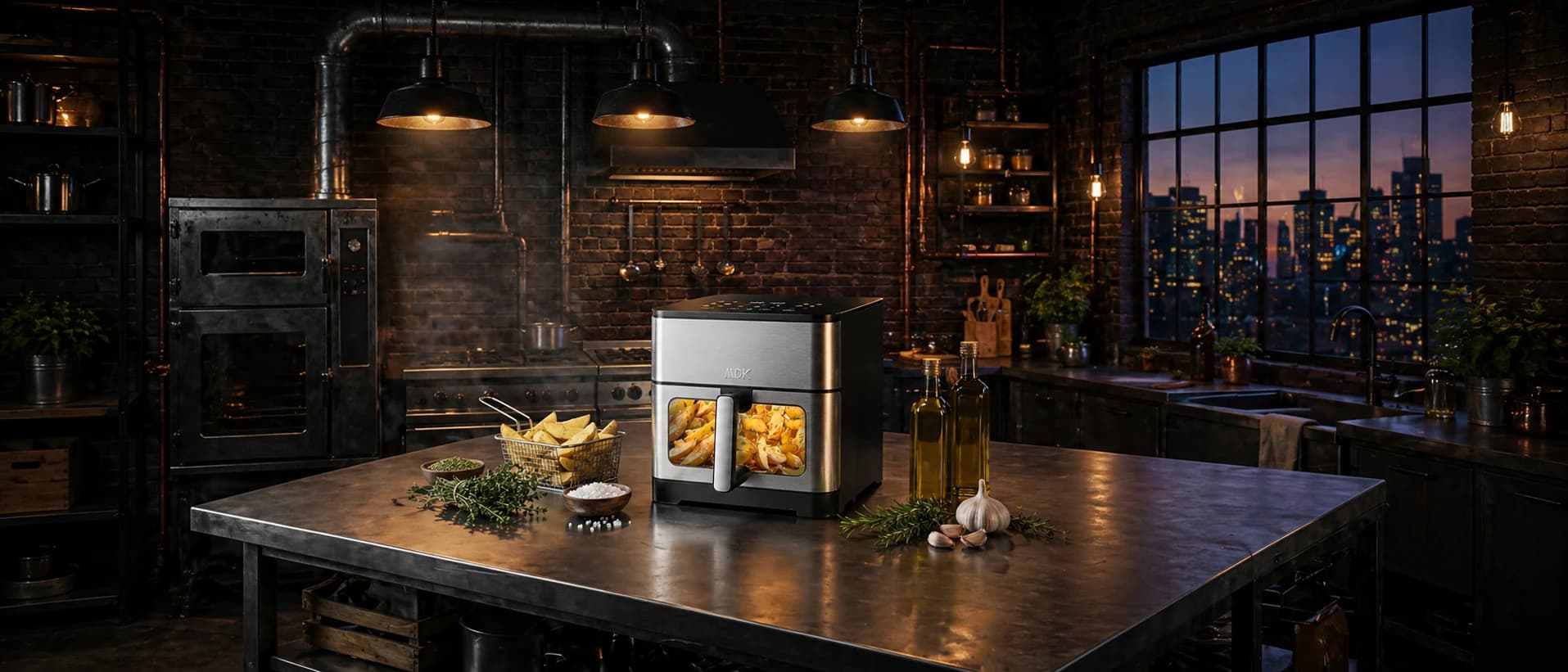 Air Fryer Inox 10 L — Standard en situation
