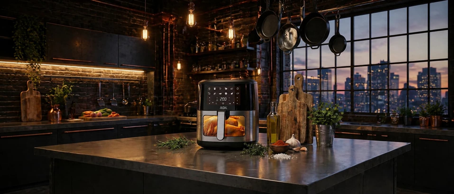Air Fryer Inox 6 L — Standard en situation