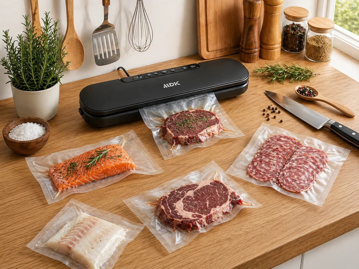 Scelleuse sous vide MEDA3 — Standard en situation