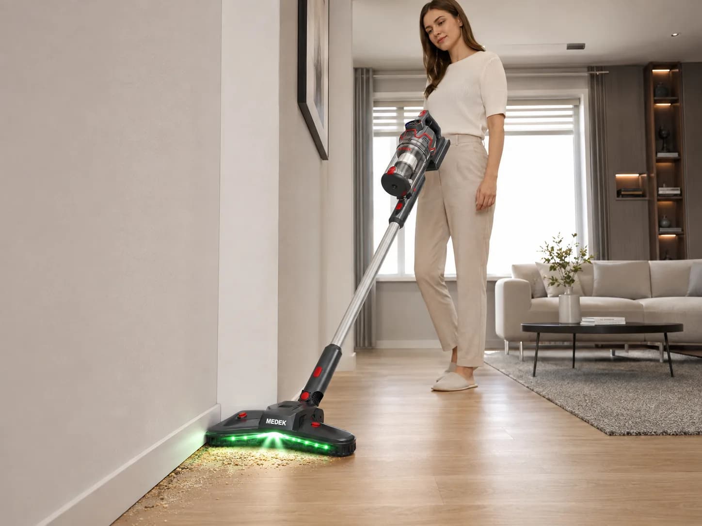 Aspirateur balai sans fil 2 brosses interchangeables — Standard