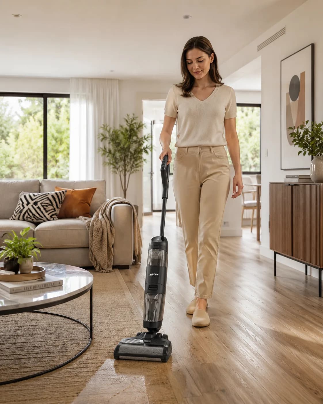 Aspirateur Laveur Sans Fil Noir — Standard