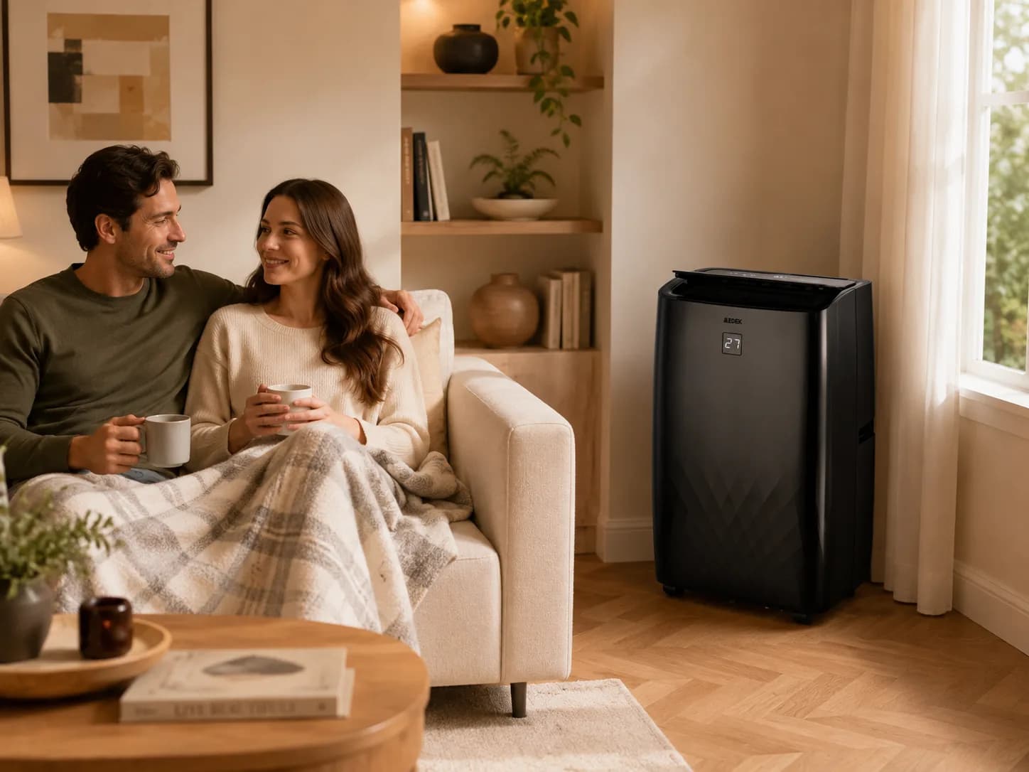Climatiseur Mobile 12 000 BTU WiFi — Standard en situation